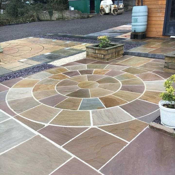 Buff Blend sandstone circle kit at stone zone dorchester