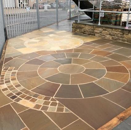 Autumn Brown sandstone circle kit