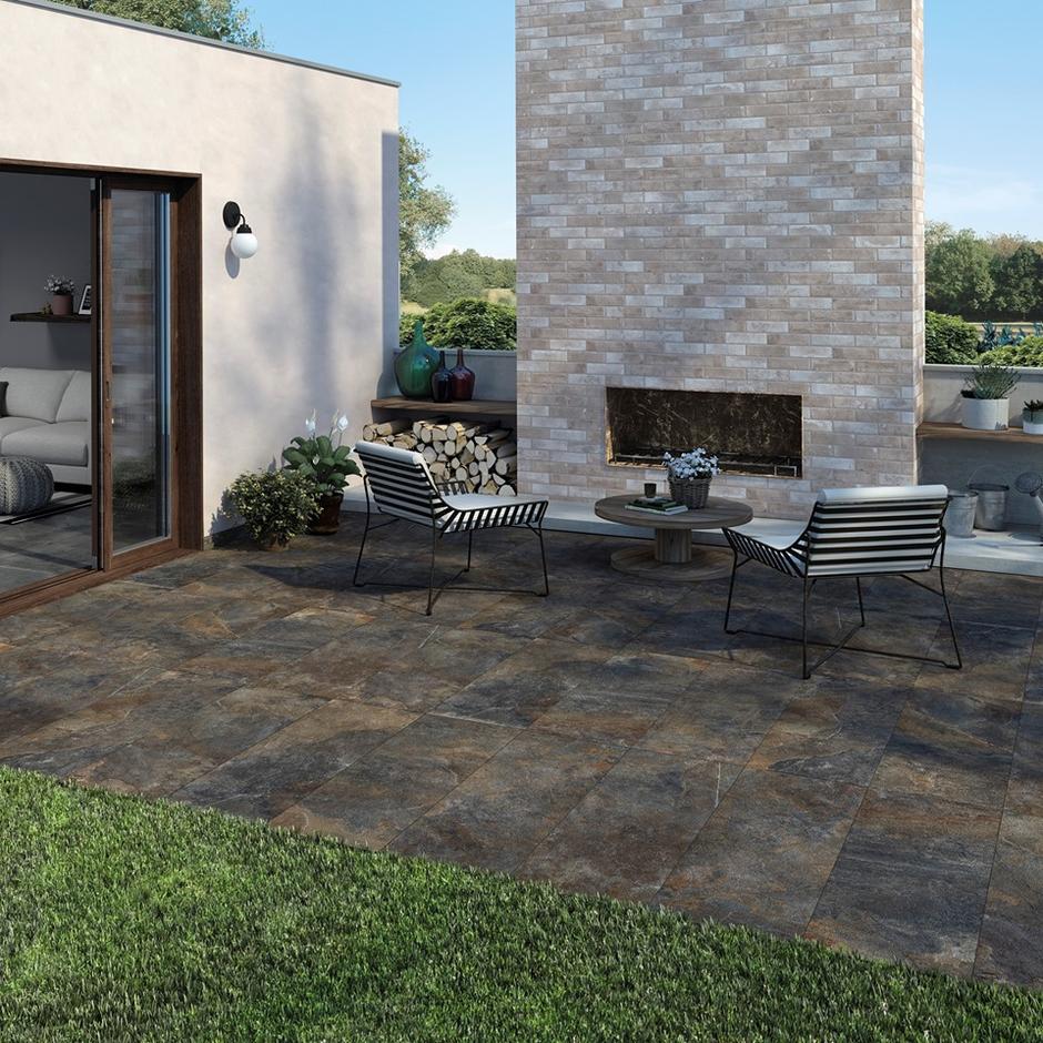 Ardesie Multi Porcelain Paving