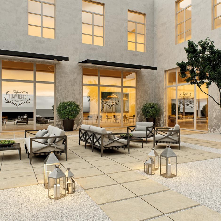 Spectrum Pietra Serena Cream Porcelain PavingSpectrum Pietra Serena Cream Porcelain Paving