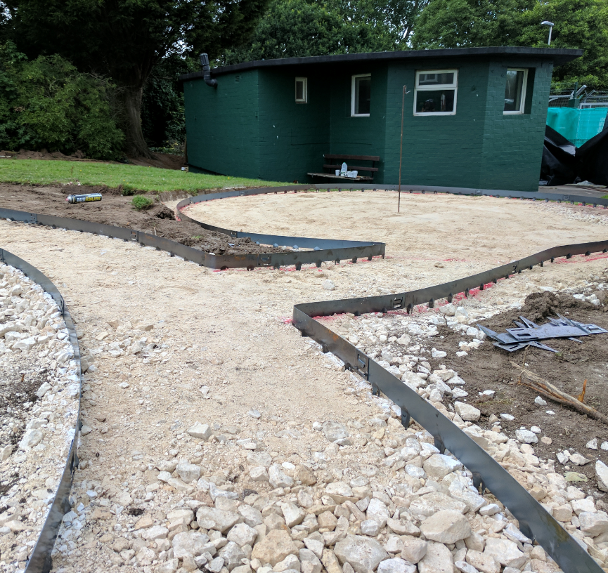 CORE Metal Garden edging for gravel pathways 
