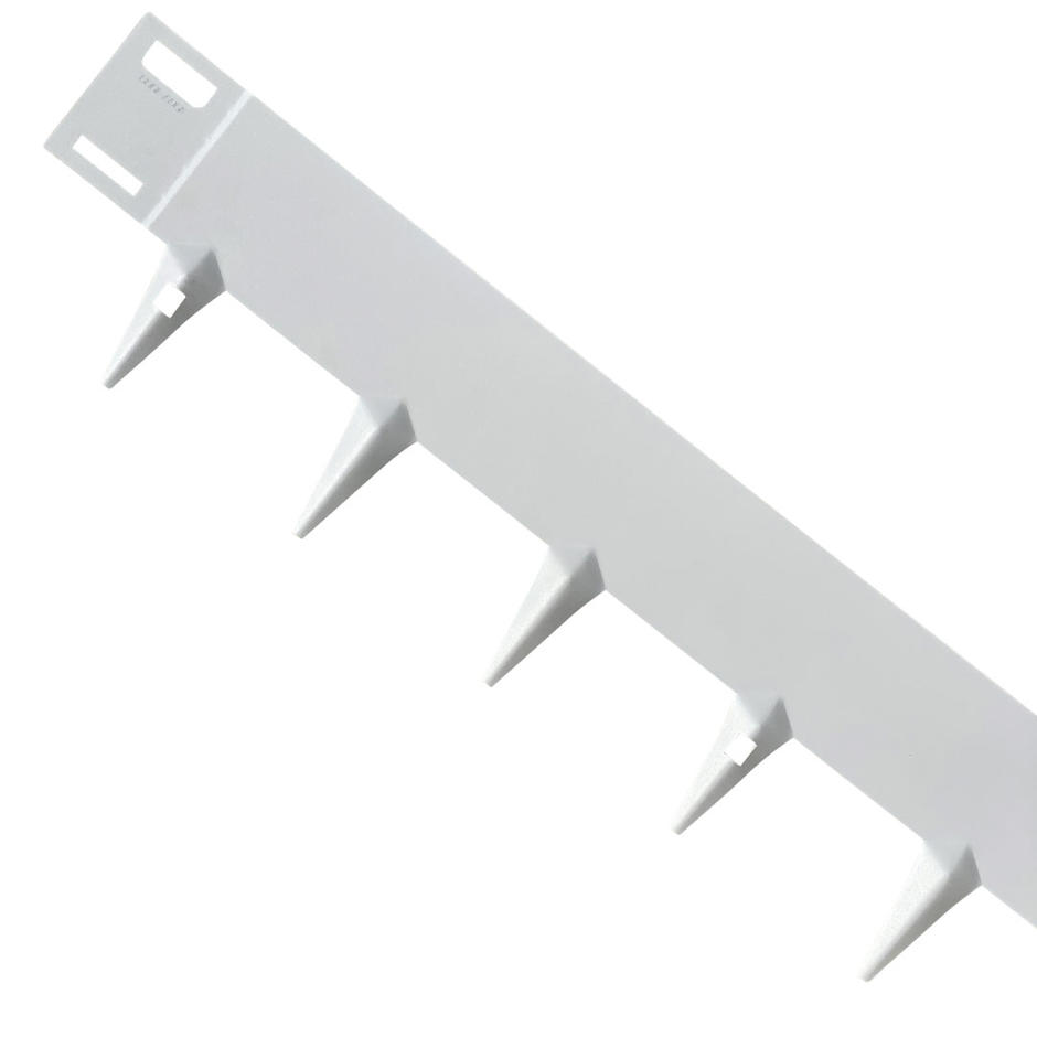 CORE 100mm Flexible Steel Edge, Powder Coated silver edging