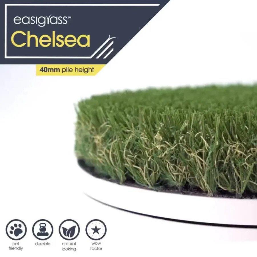 Easigrass Chelsea Artificial Grass 40mm fake grass turf
