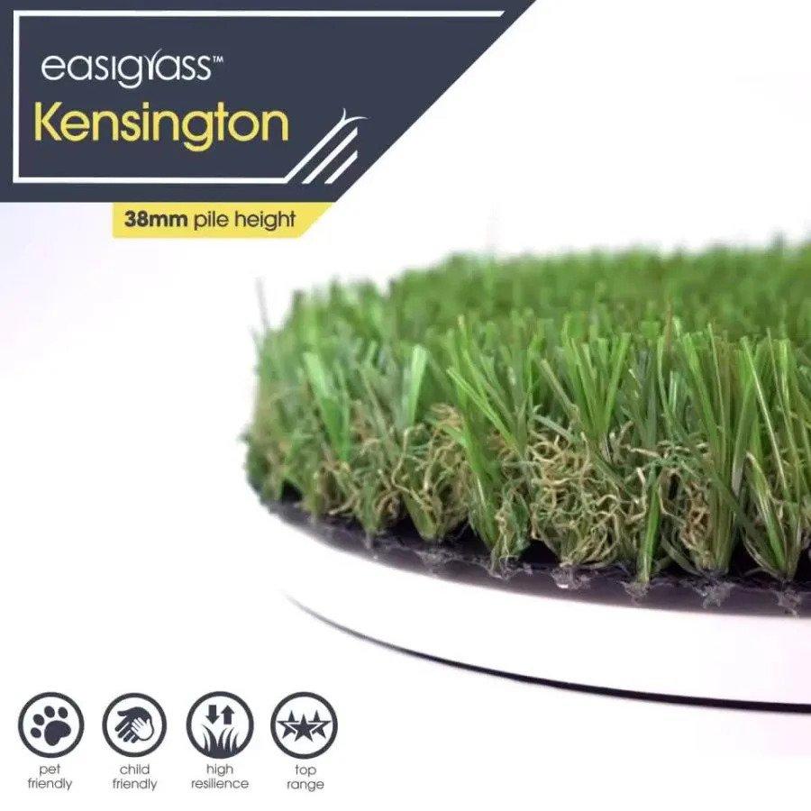 Easigrass Kensington Artificial Grass 38mm fake turf grass