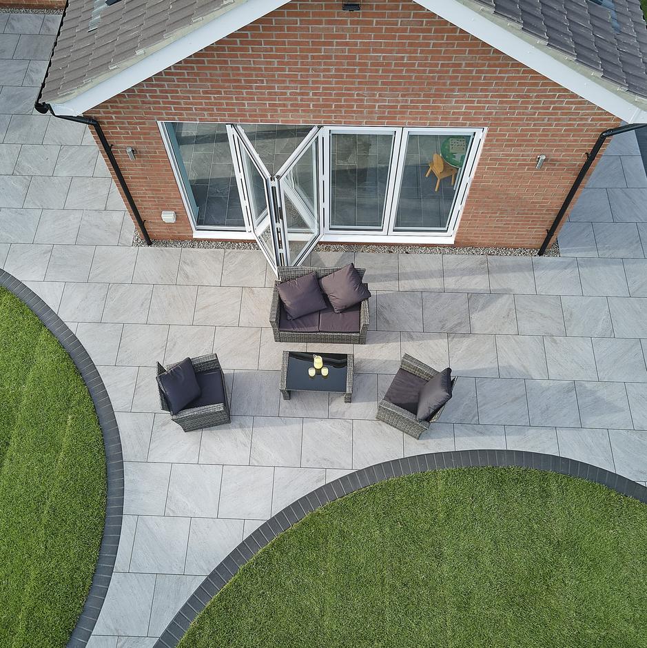 Brett Eclipse Porcelain Paving, Lunar