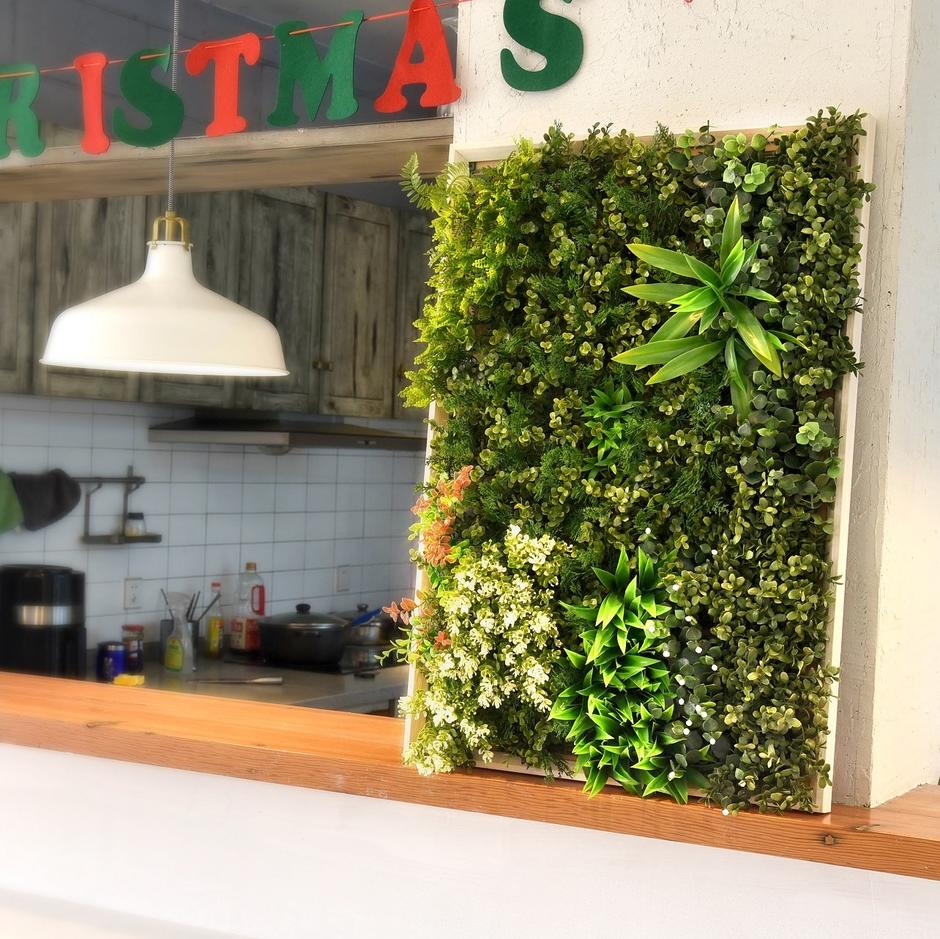 floral dream living wall small in kitchen