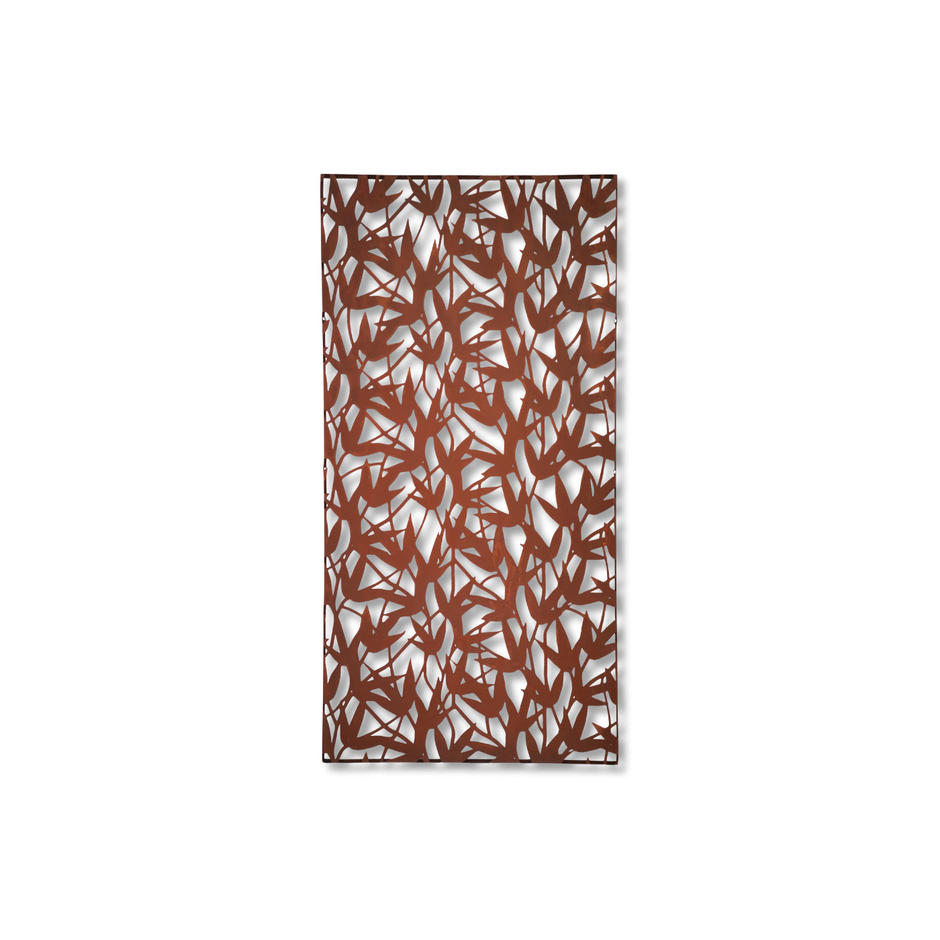 cor-ten core bamboo garden screeb