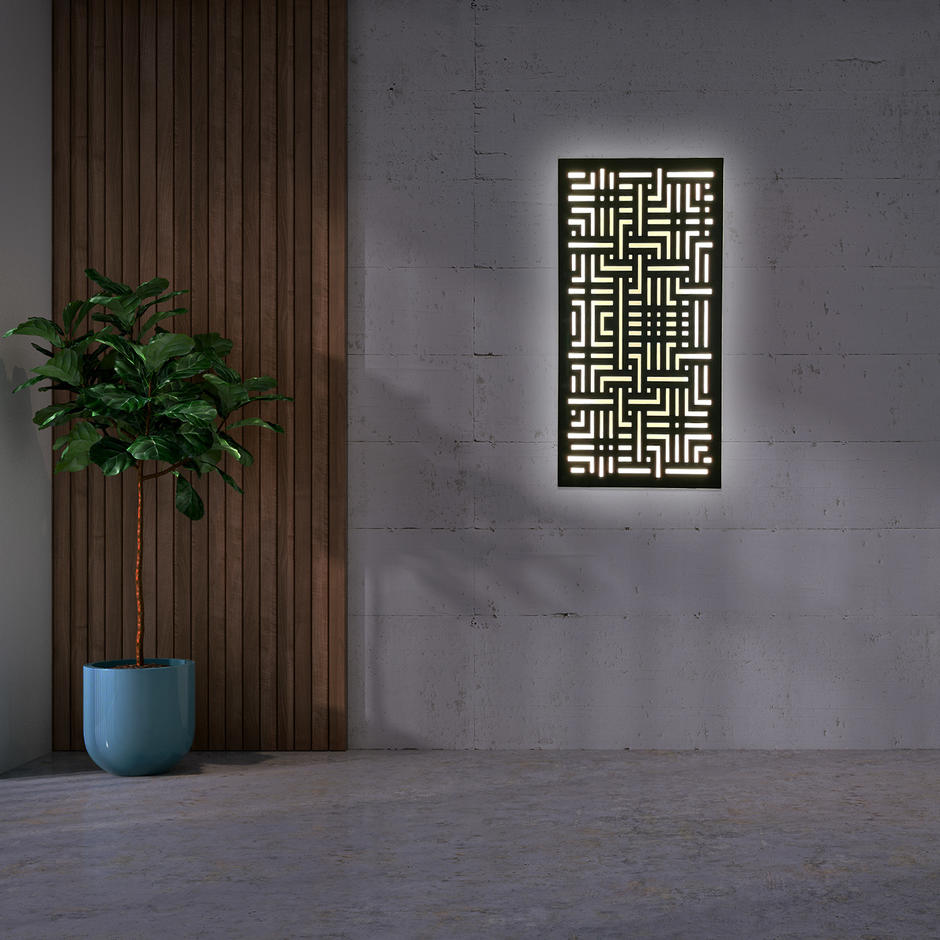 DISCOUNTED CORE Labyrinth Black Metal Screen