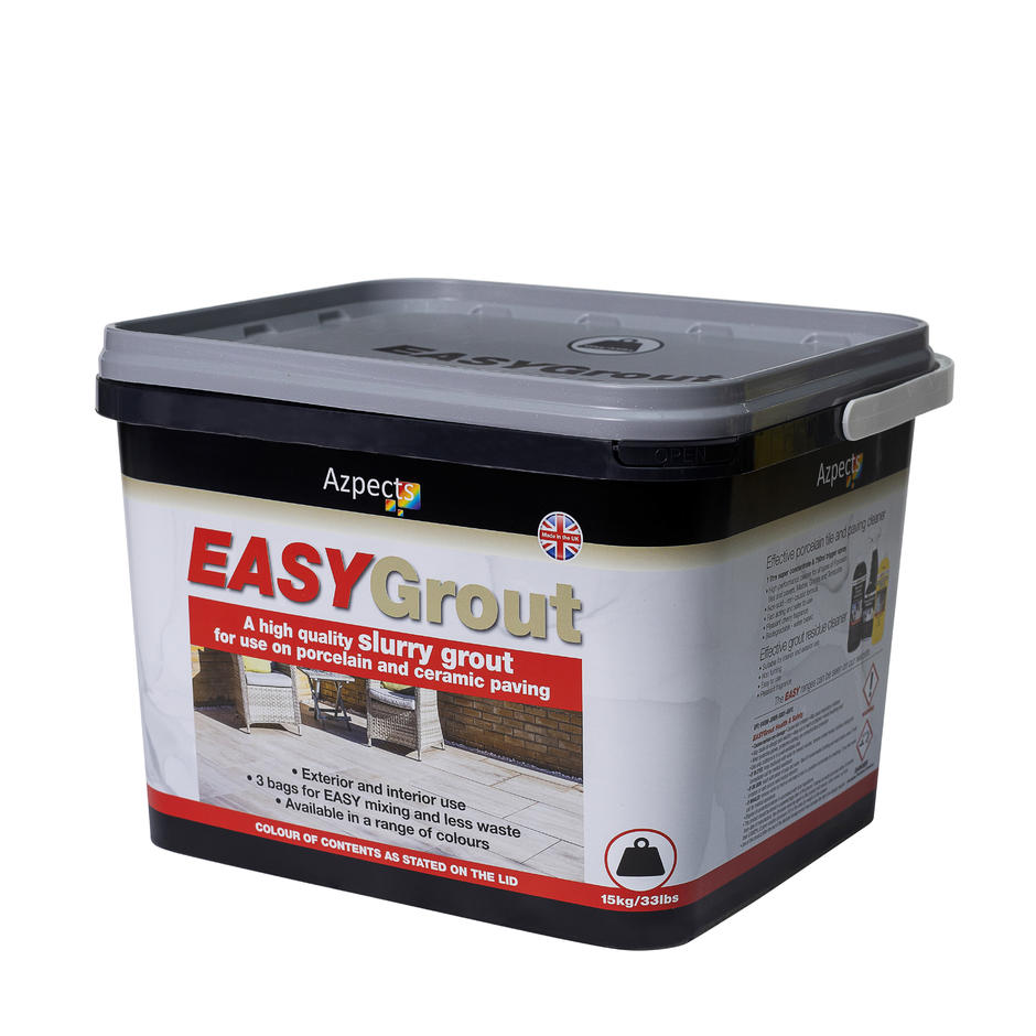 Azpects EASYGrout, Argent grey 15kg tub