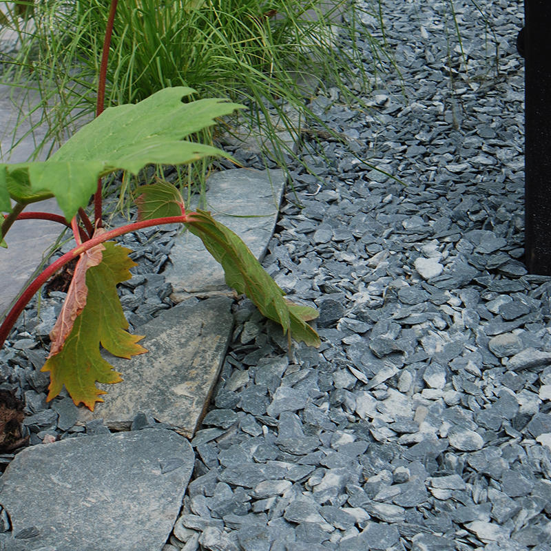 20mm Green Slate as a garden border