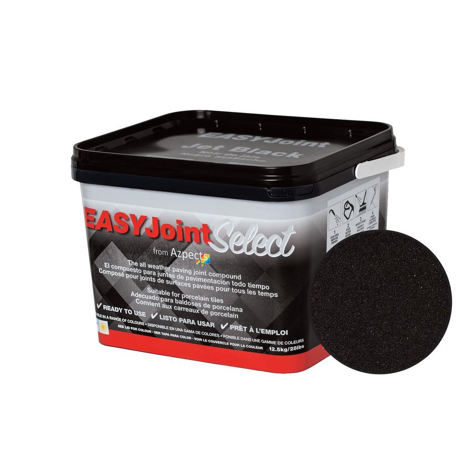 Azpects Easy Joint Select, Jet Black, 12.5kg tub swatch