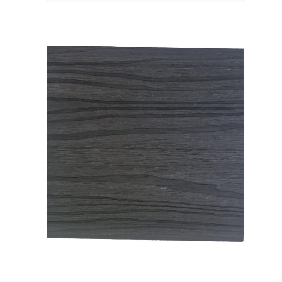 Composite decking board direct grey wood grain up-close