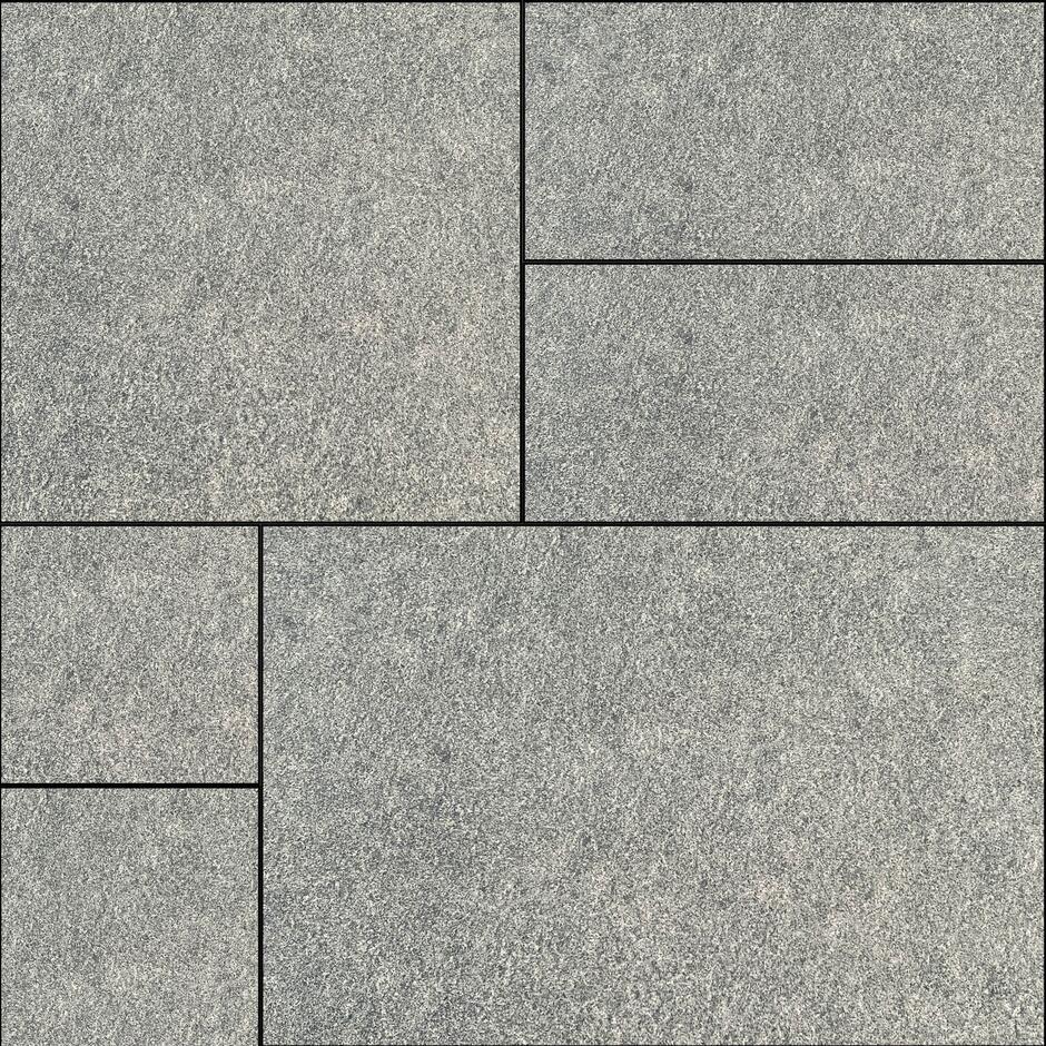 'Natural' Dusky Grey Porcelain Paving patio pack