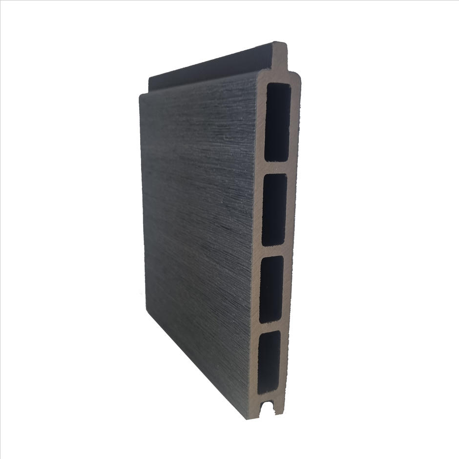 dark grey composite fencing board