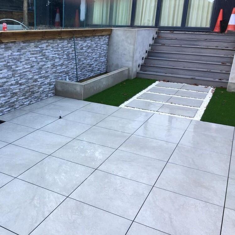 Sienna™ Ocean Mist Porcelain Paving stone slabs