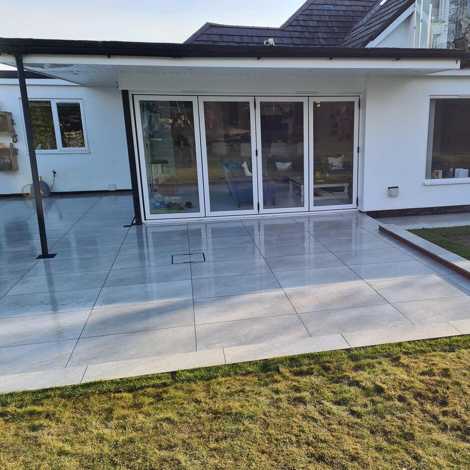 Sienna™ Ocean Mist Porcelain Paving stone slabs