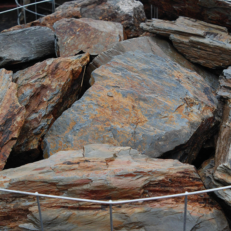 Rustic Slate Rockery garden feature