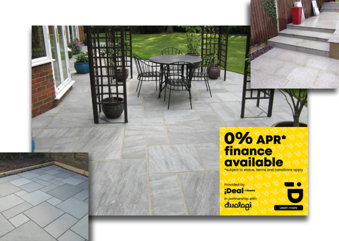 Grey Natural Stone Paving Slabs image
