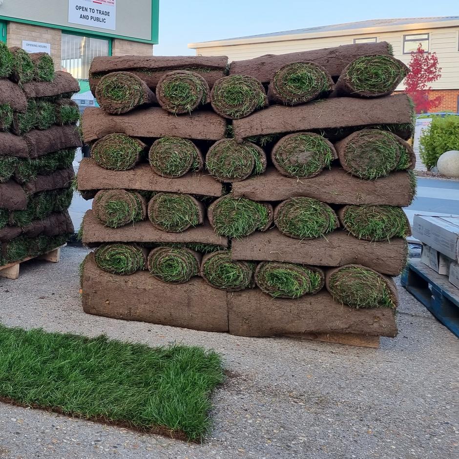 In Turf Rolls at Ferndown Stone Zone