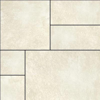 'Natural' Yellow Limestone Porcelain Paving slab patio pack