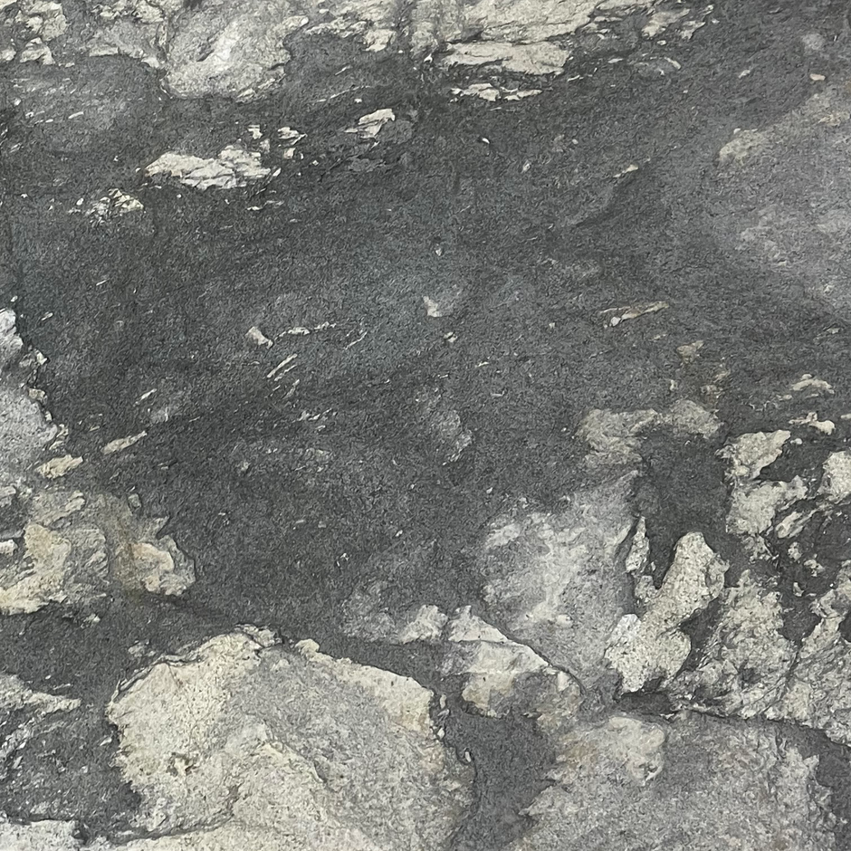 Celestial Lunar Grey Porcelain Paving slab up-close