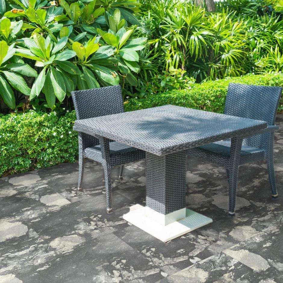 Celestial Lunar Porcelain Paving laid as a garden patio