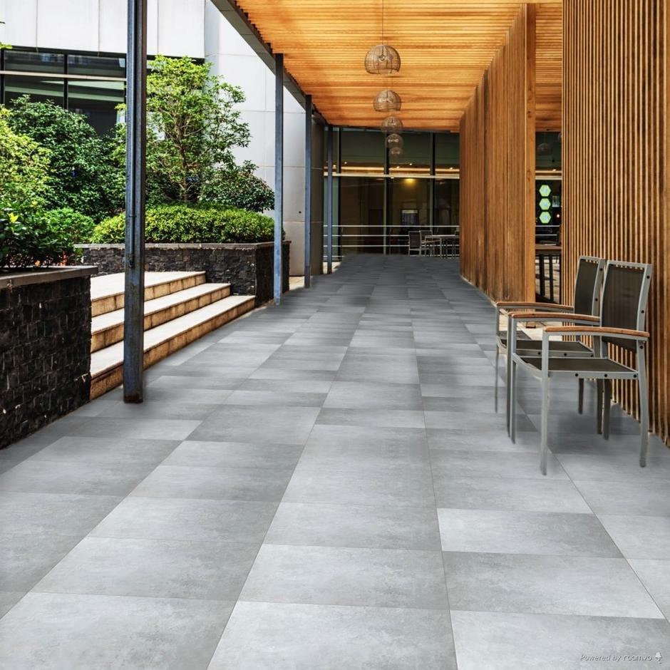 Volcano Grey Porcelain Paving patio slab
