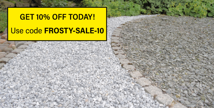 Decorative gravel and chippings image with finance options