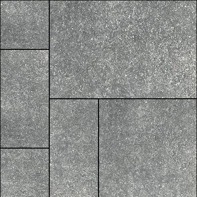 Jurassic dark grey Porcelain Paving slabs as a patio pack