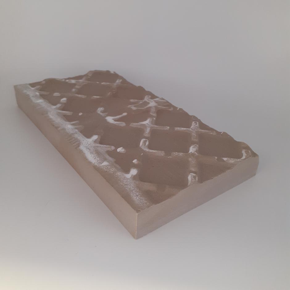 Sienna ocean grey porcelain tile reverse side