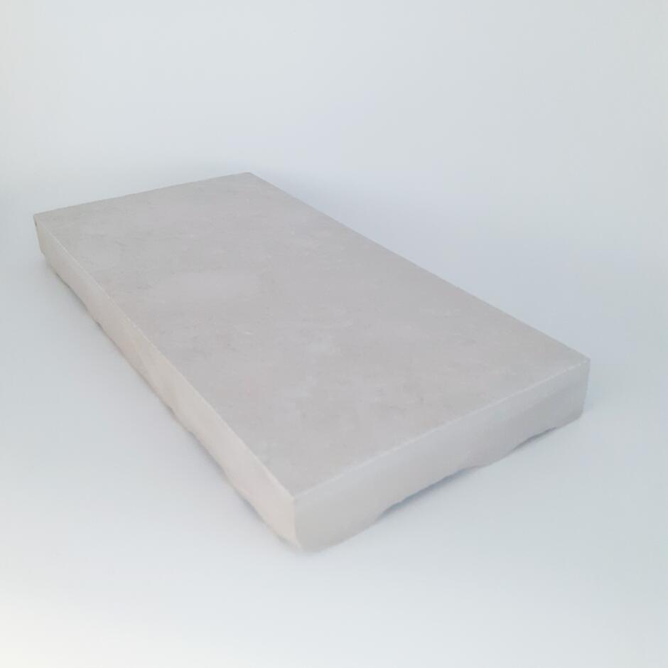 Sienna™ Quartz White Porcelain Cobble Setts grey and white porcelain cobble setts for porcelain paving slabs