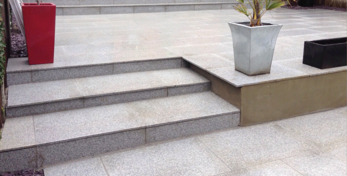 Slate & Granite Paving grey and black natural paving slabs