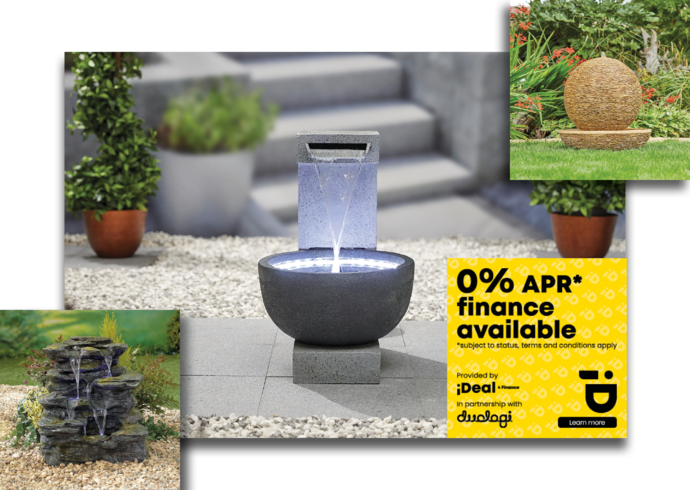garden water features at low prices from stone zone