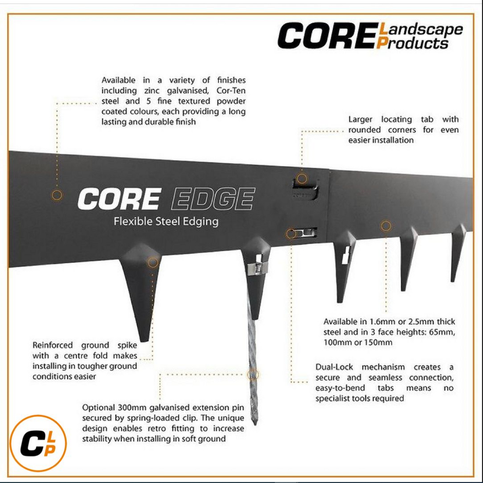 CORE 100mm Flexible Steel Edge product guide