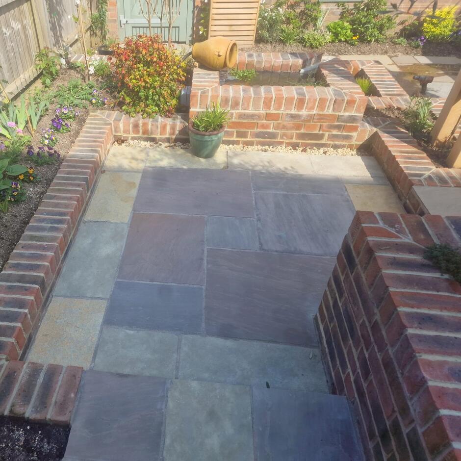 Fernlea Raj Green Sandstone Paving