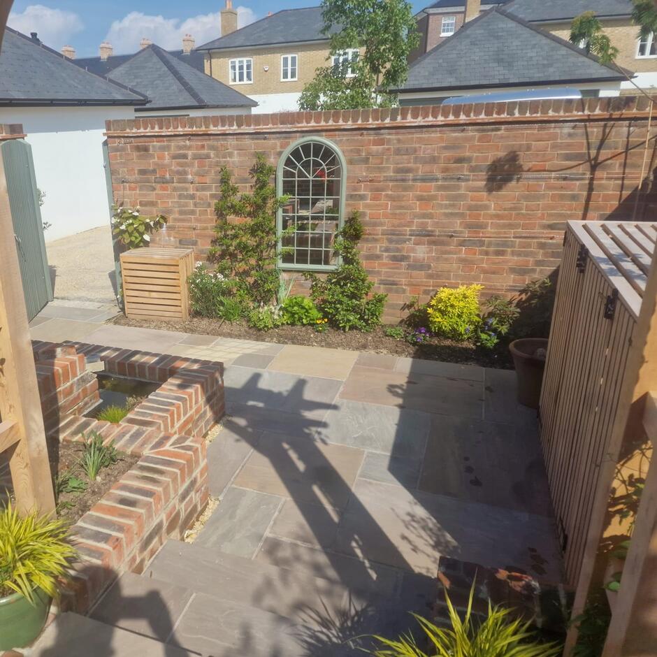 Fernlea Raj Green Sandstone Paving natural indian paving stones brown slabs