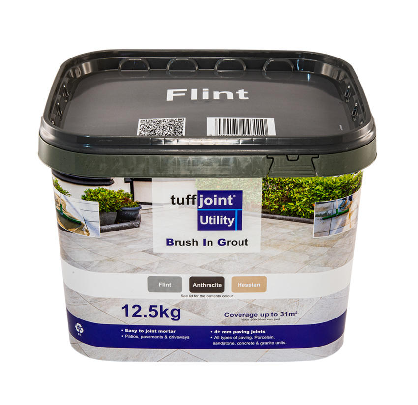 Tuff Joint VillaFix Brush-In Grout Anthracite, 12.5kg Tub