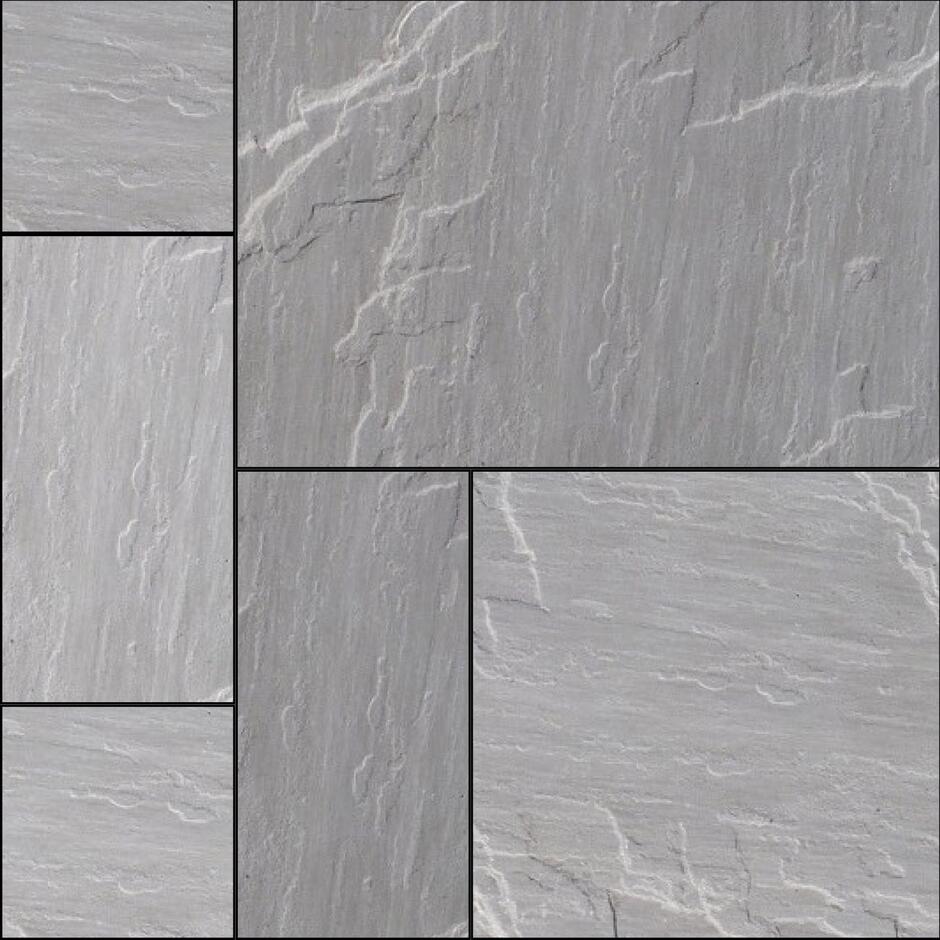 Umbra Kandla grey mixed size patio pack