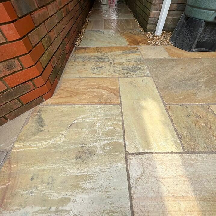 natural fossil sandstone slabs with azpects mushroom jointing