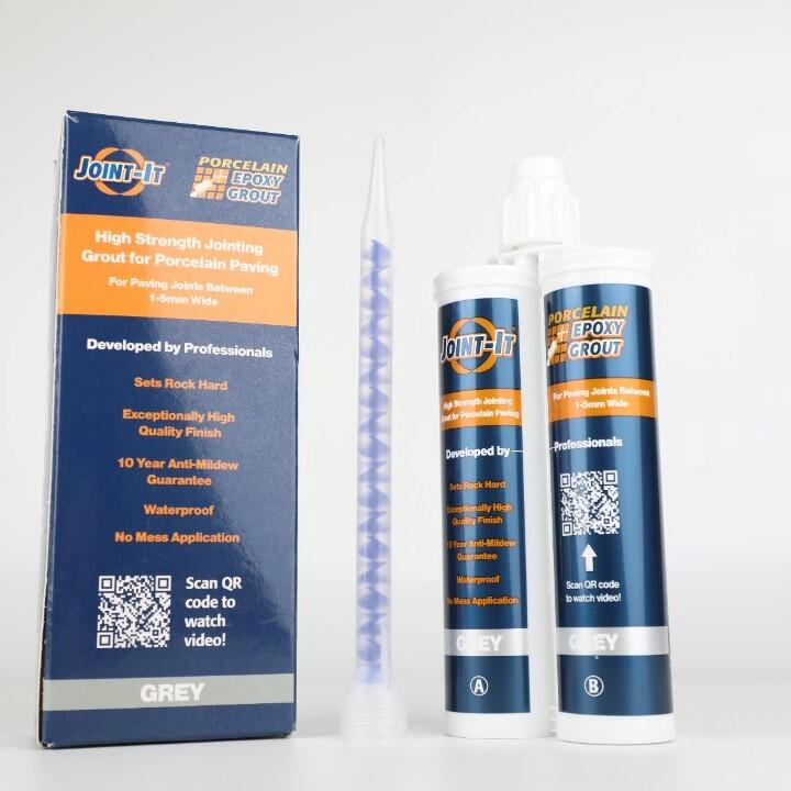 Joint-it epoxy grout grey 400mm dual tube