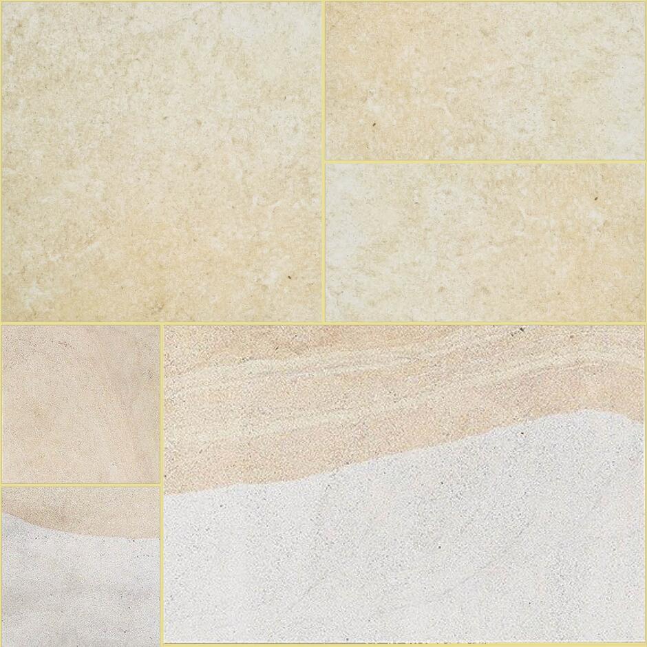 Sawn York Grey Sandstone Paving natural paving slab laying guide patio pack