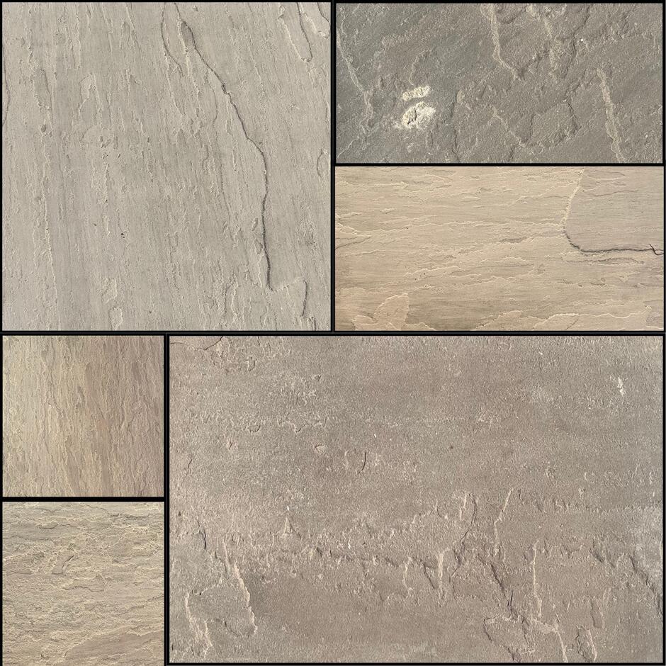 Fernlea Raj Green Sandstone Paving natural indian paving laying guide patio pack