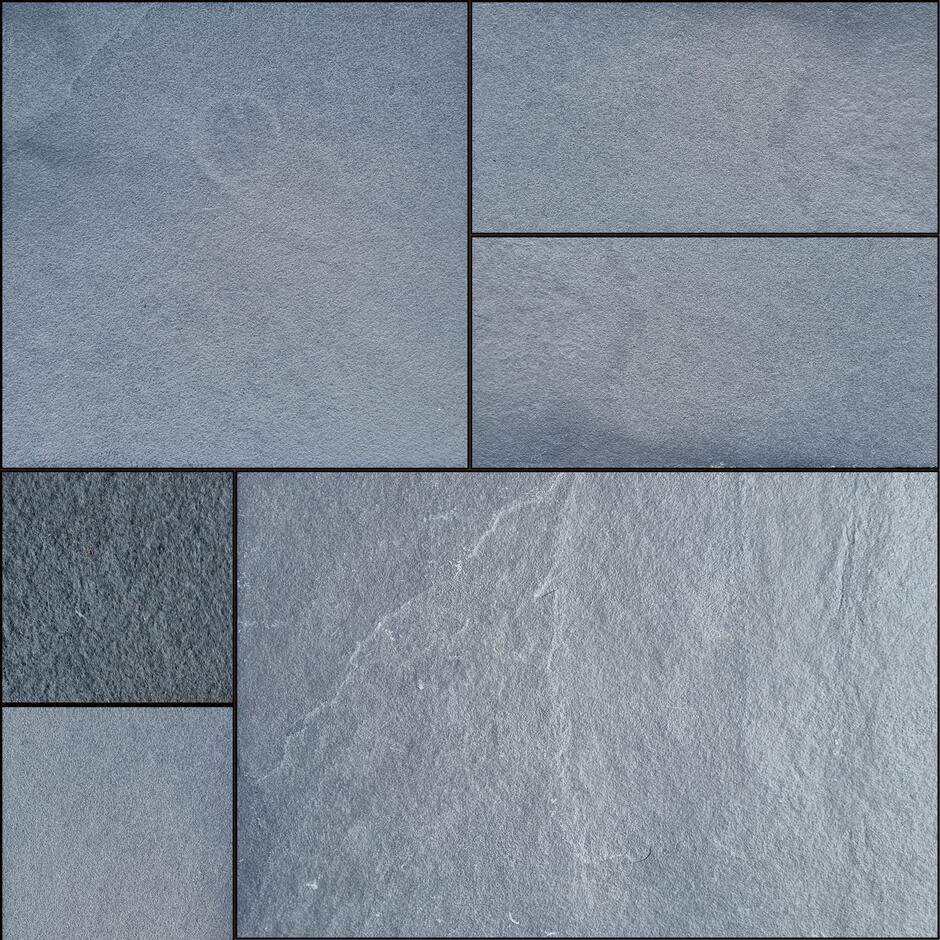 carbon black limestone natural indian paving slabs patio pack guide