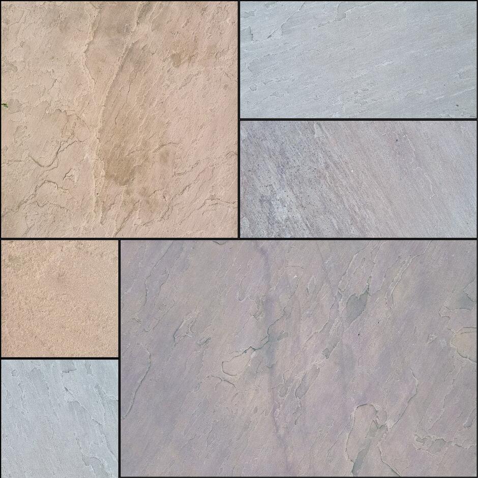 Heather Modak Sandstone Paving natural indian paving slabs patio pack