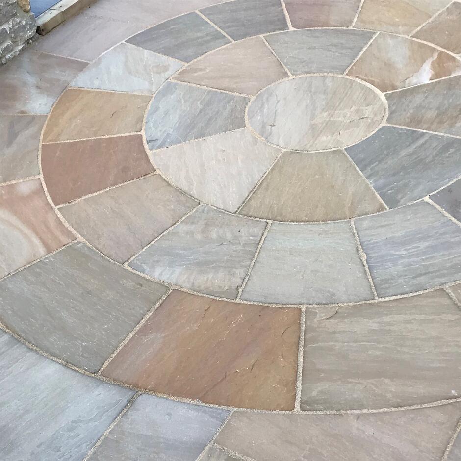 Buff Blend sandstone circle kit