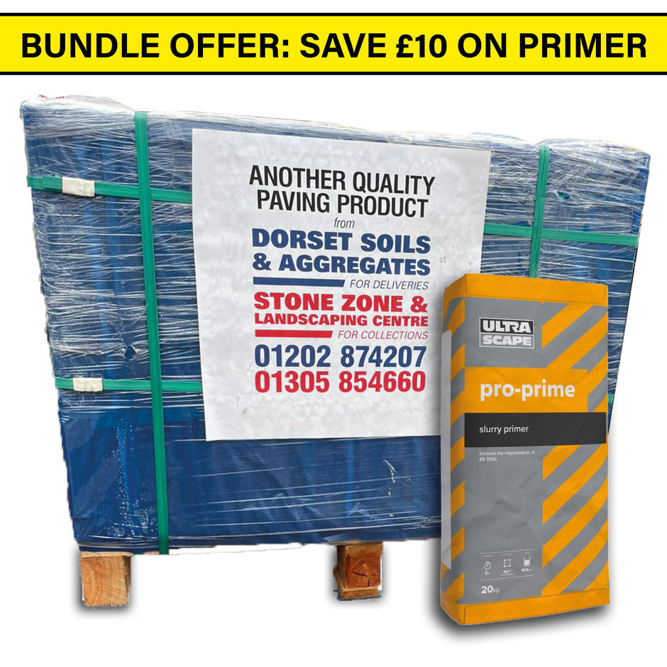 Porcelain paving bundle with primer