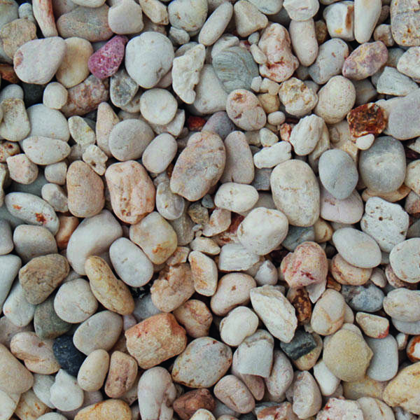14-22mm Apricot pebbles up-close dry