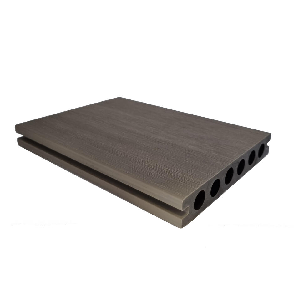 Wessex® Composite Decking, Teak/Antique, 3.6m Board brown garden decking board plastic decking board taupe