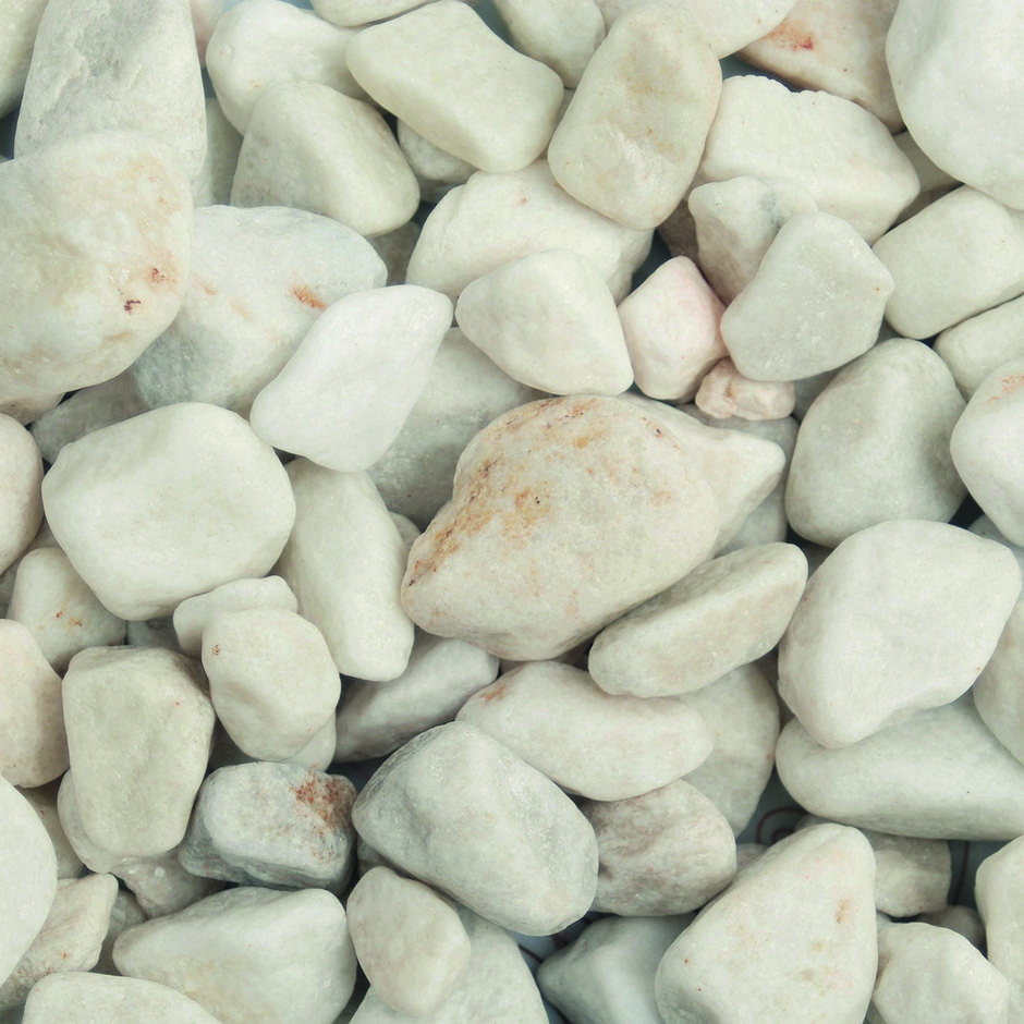 Spanish White Pebbles 20 40mm Stone