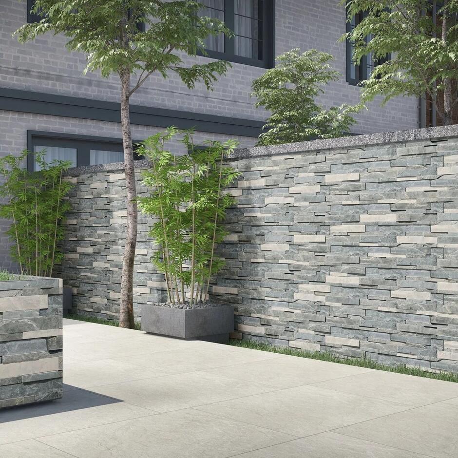 Sienna™ Grey Slate Porcelain Cladding